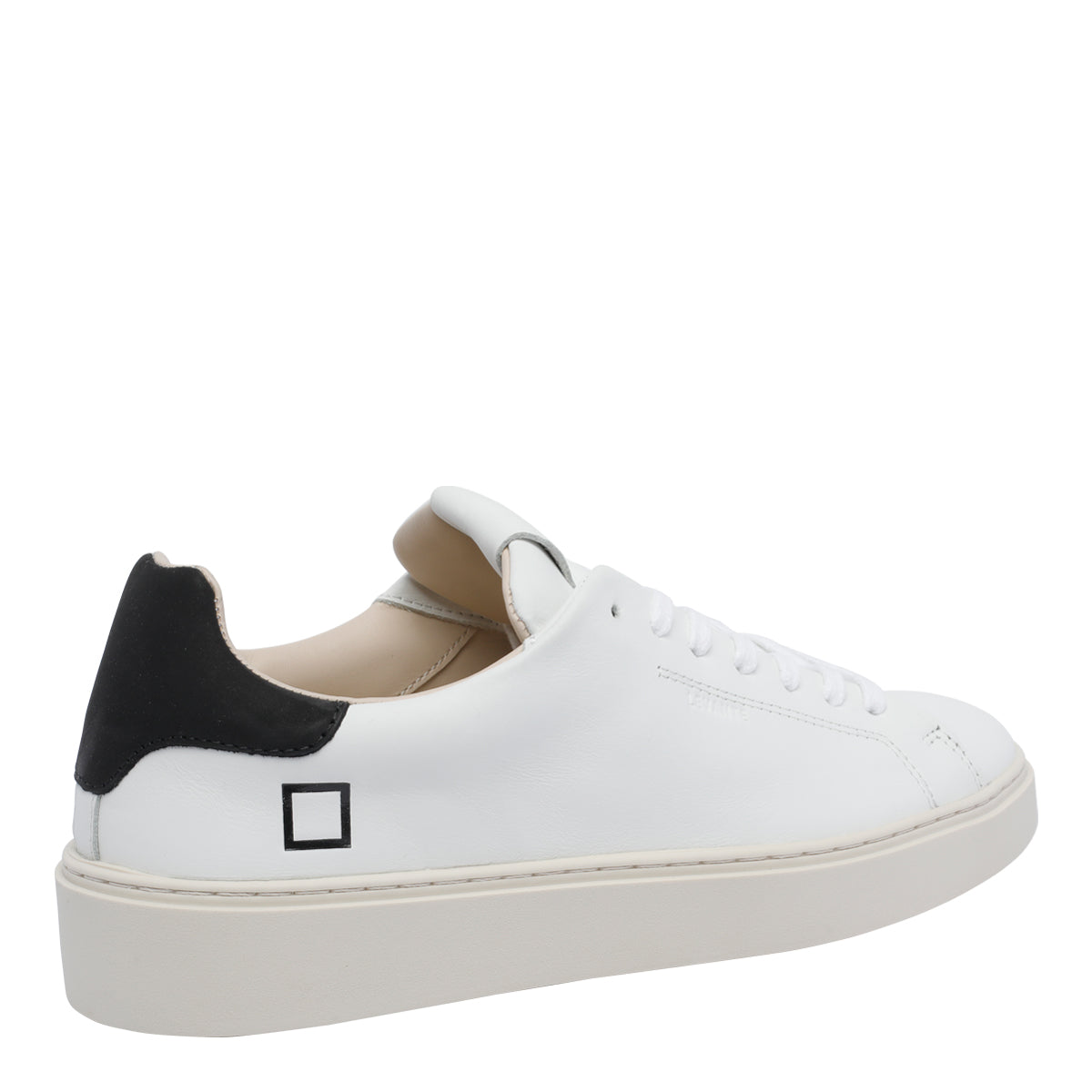 D.A.T.E. Sneakers White Calf Leather/rubber Sole