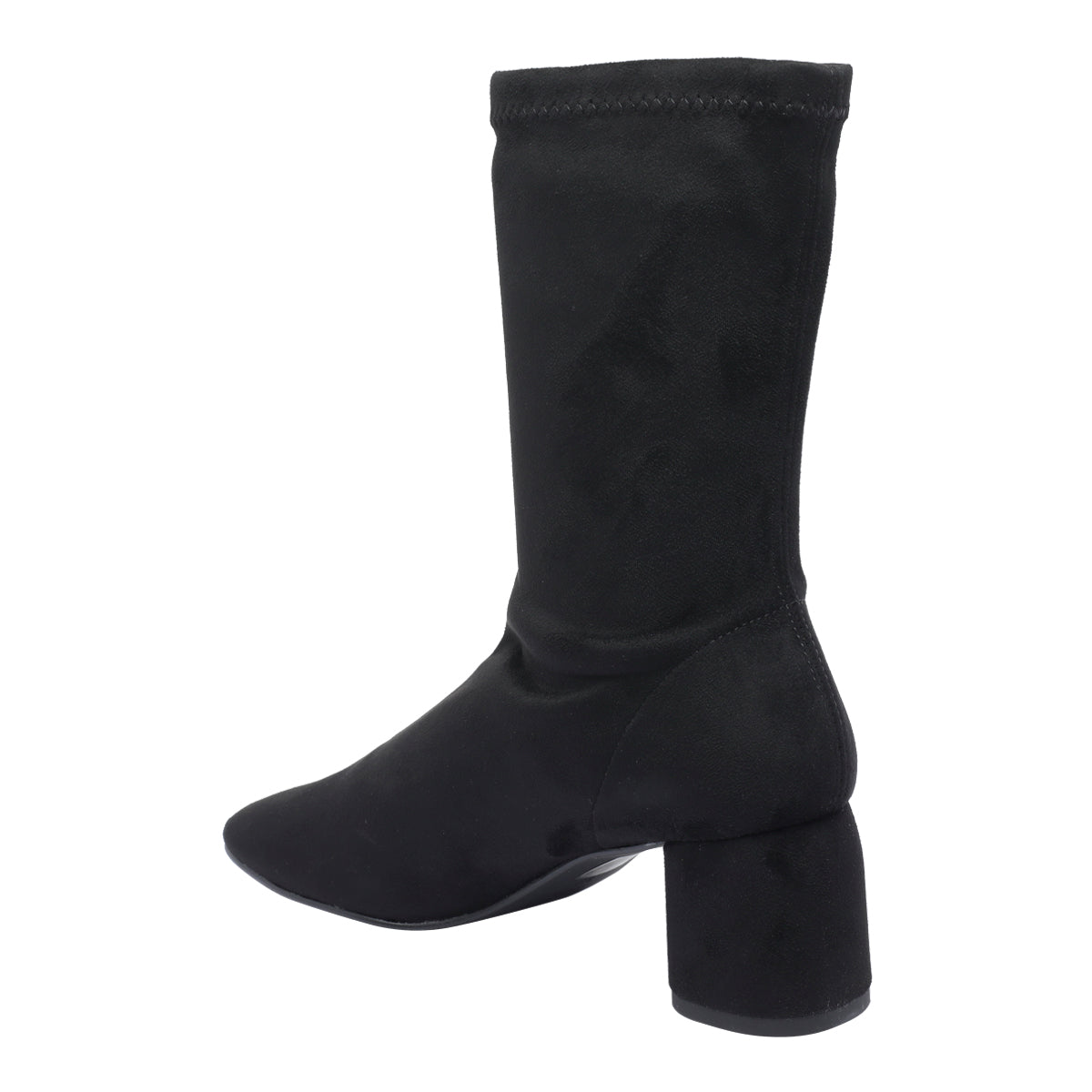 ANGEL ALARCON Boots Black Fabric/rubber Sole