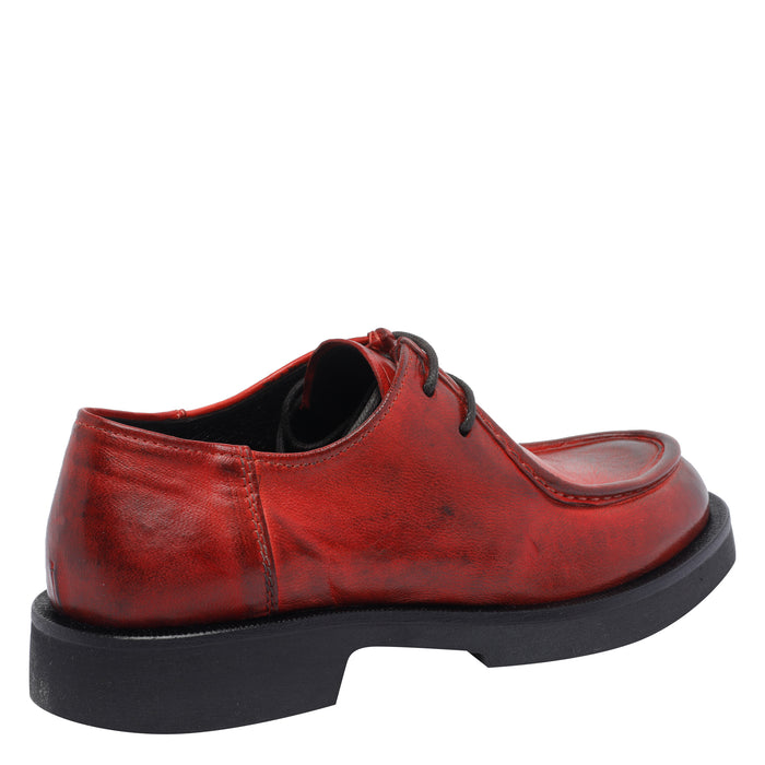 Pawelks Flat shoes Red Calf Leather/rubber Sole