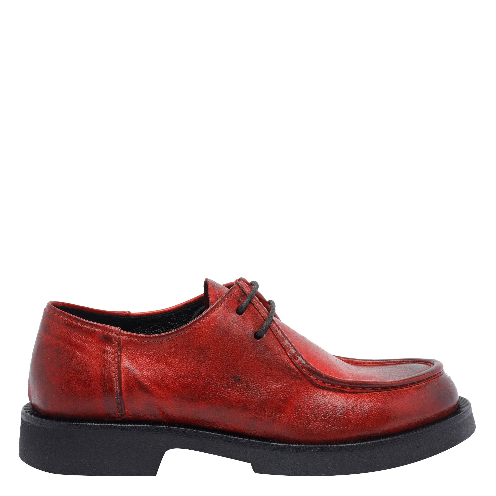 Pawelks Flat shoes Red Calf Leather/rubber Sole