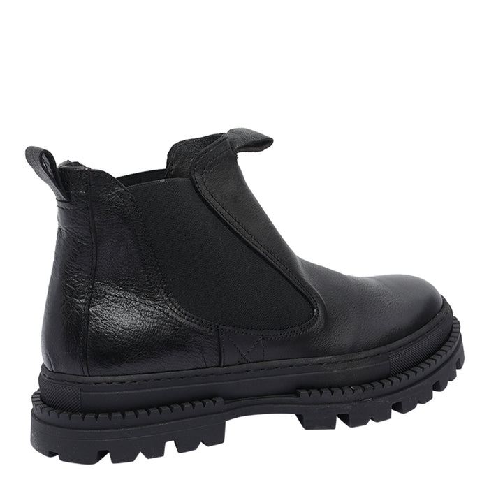 Pawelks Boots Black Calf Leather/rubber Sole