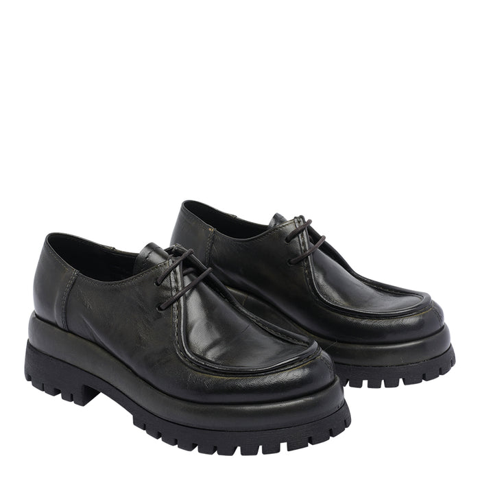 Pawelks Flat shoes Green Calf Leather/rubber Sole