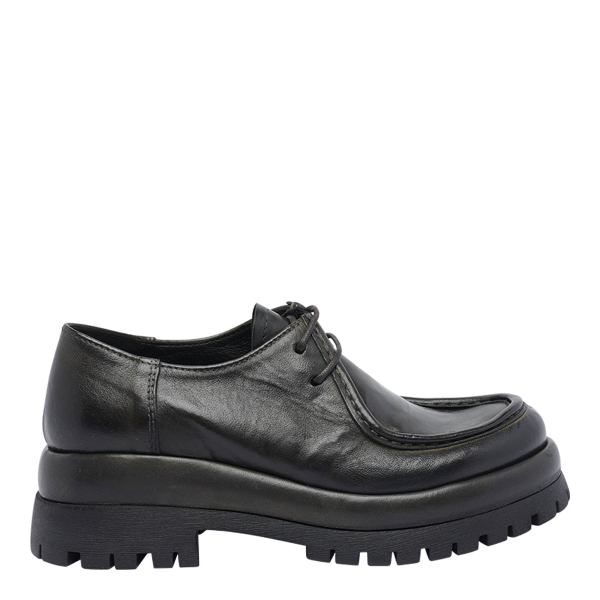 Pawelks Flat shoes Green Calf Leather/rubber Sole