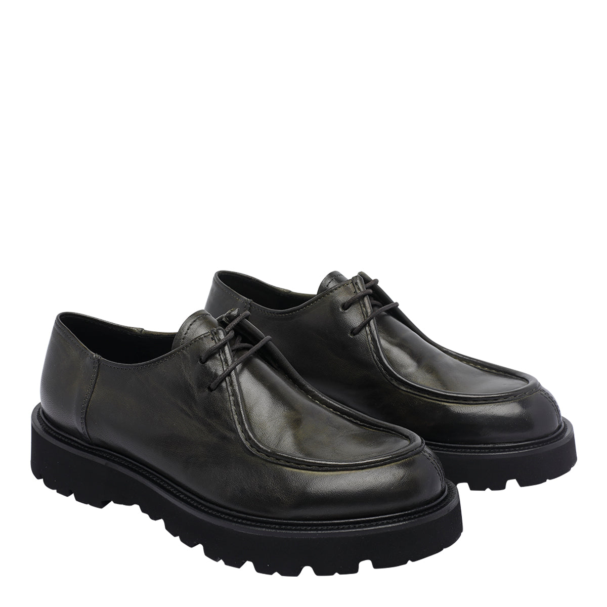 Pawelks Flat shoes Green Calf Leather/rubber Sole