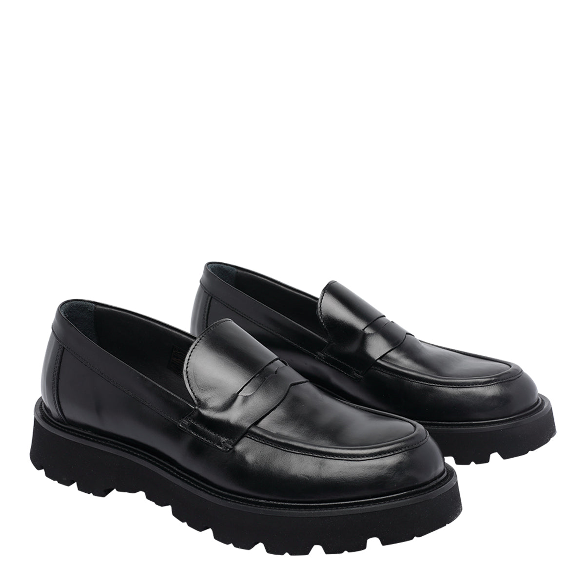Pawelks Flat shoes Black Calf Leather/rubber Sole