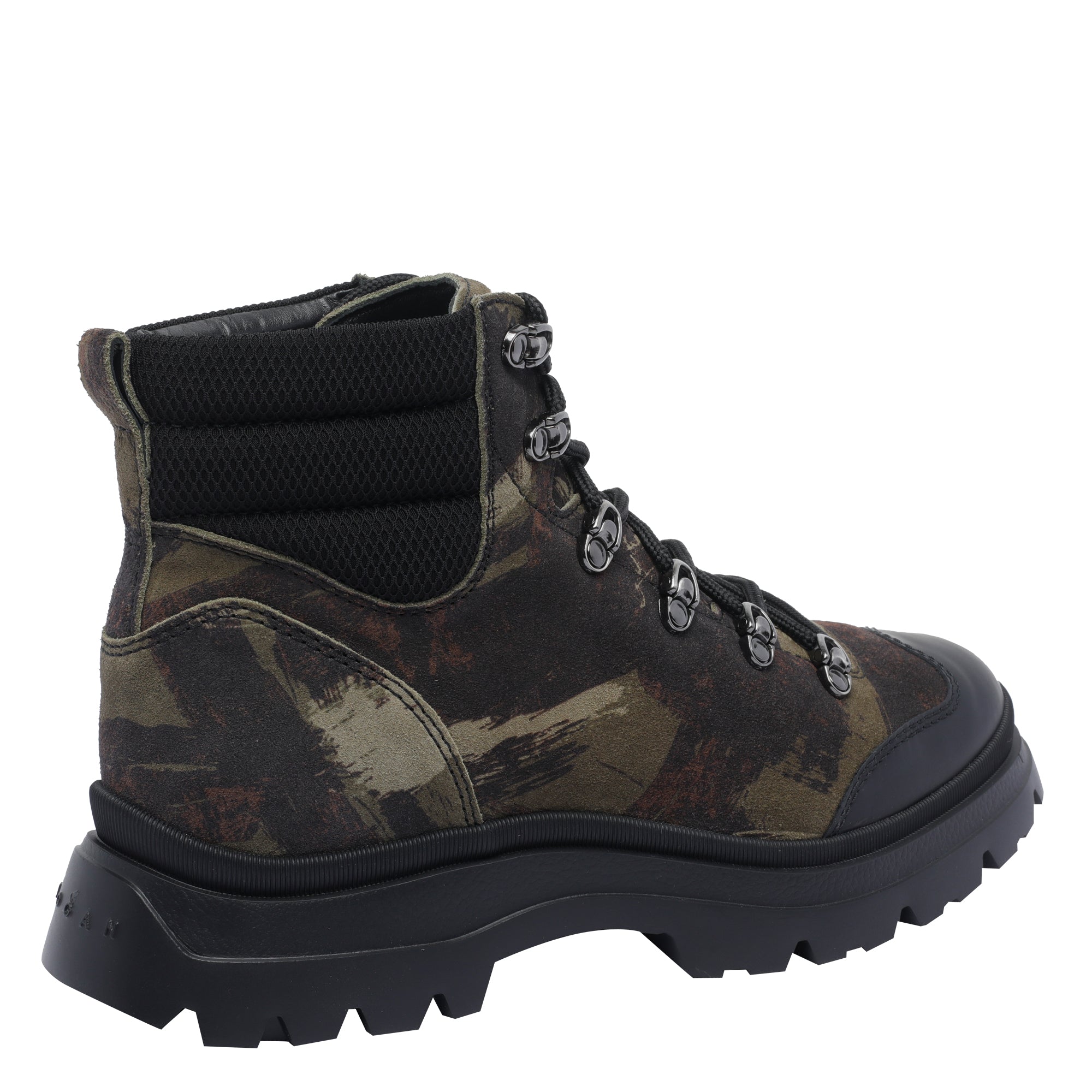 Hogan Boots Green Calf Leather/rubber Sole