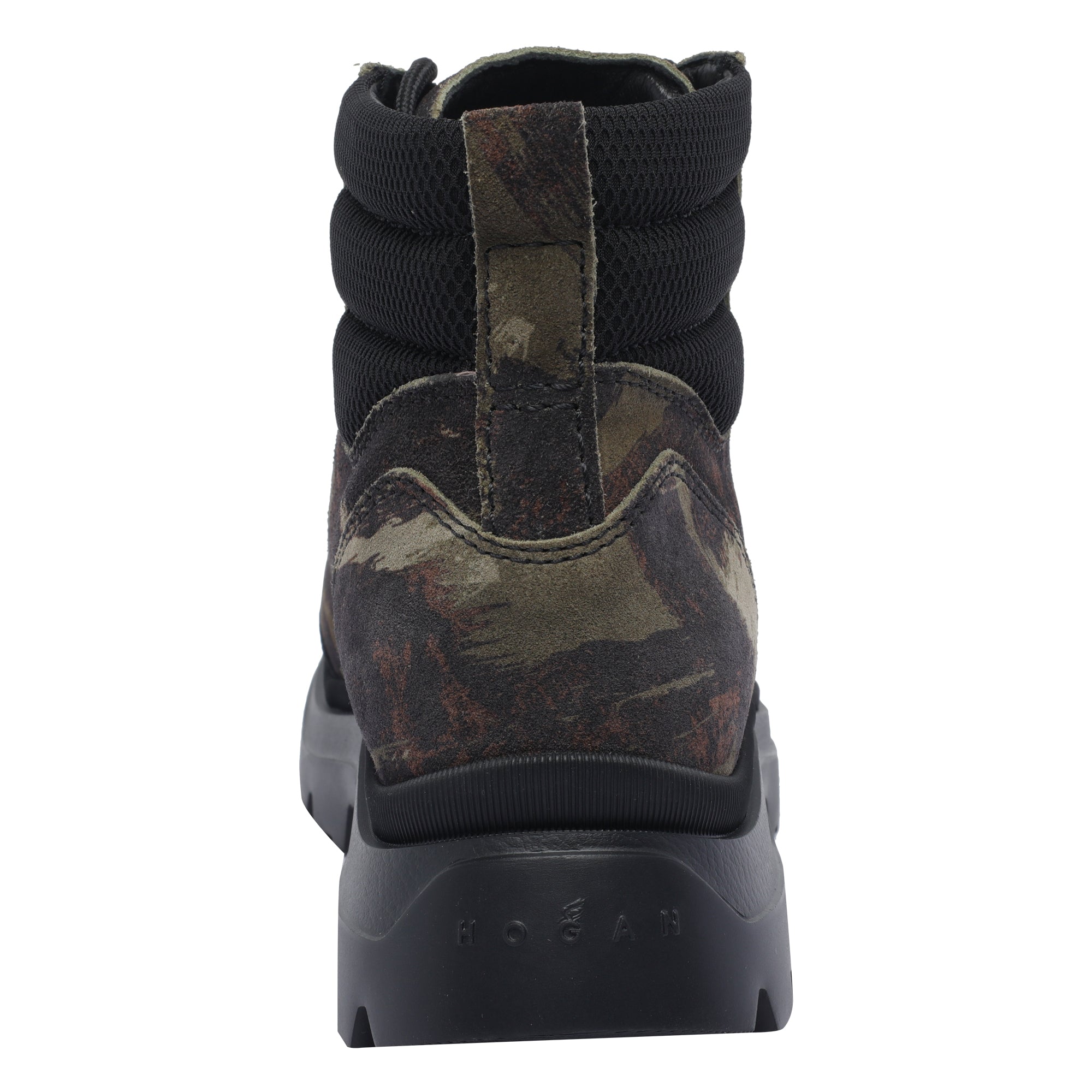 Hogan Boots Green Calf Leather/rubber Sole