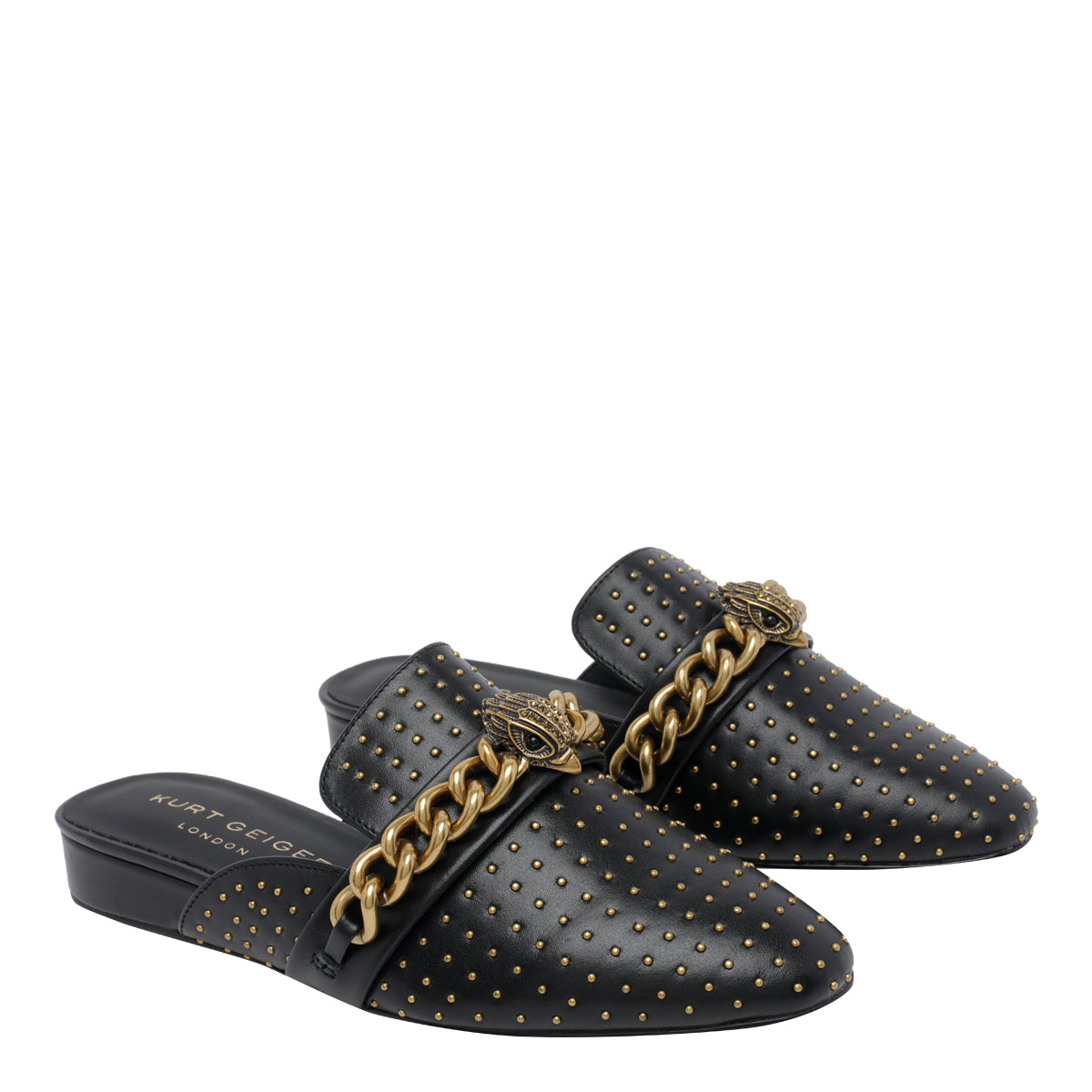 Kurt Geiger Sandals Black Calf Leather/rubber Sole