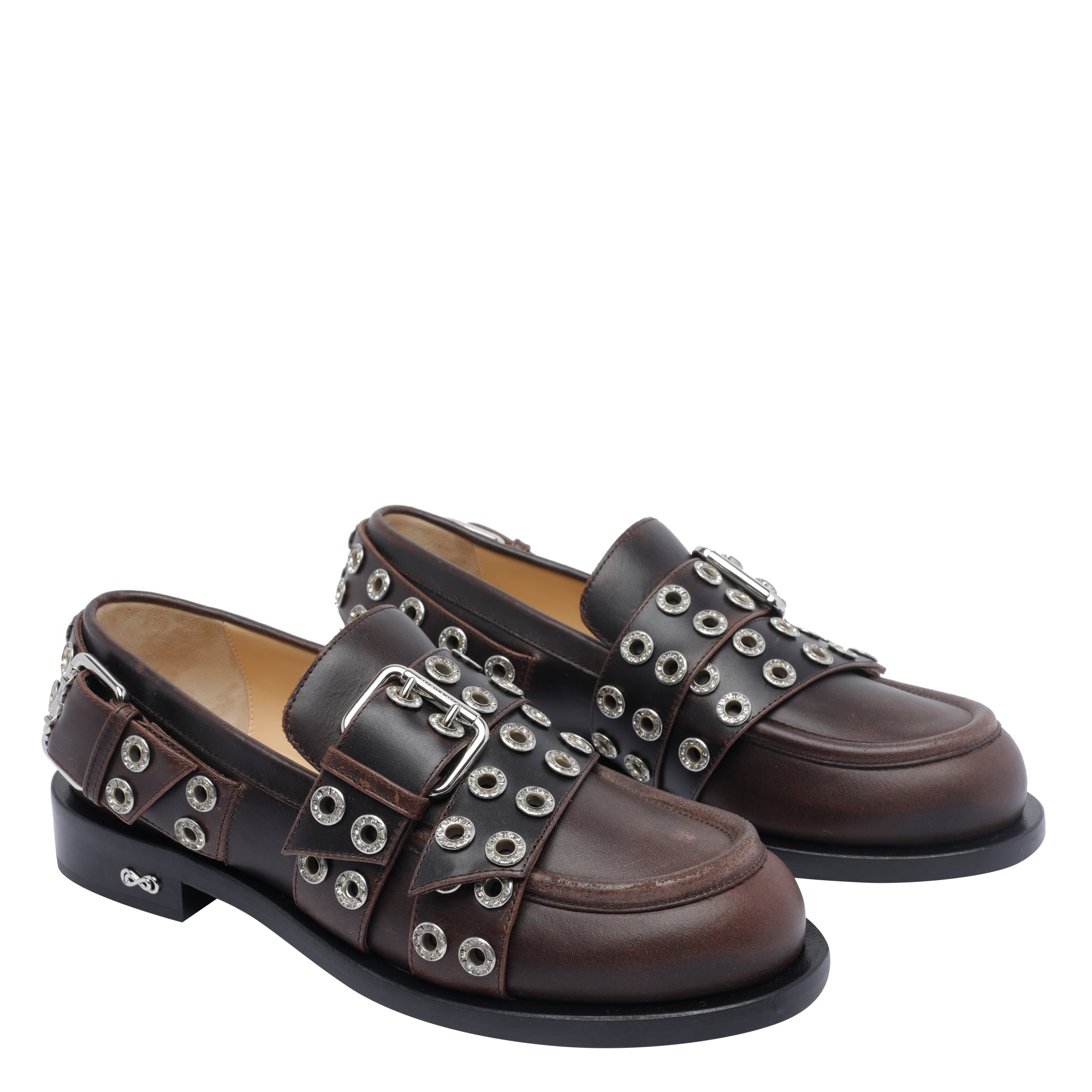 MACH & Flat shoes Brown Calf Leather/leather Sole