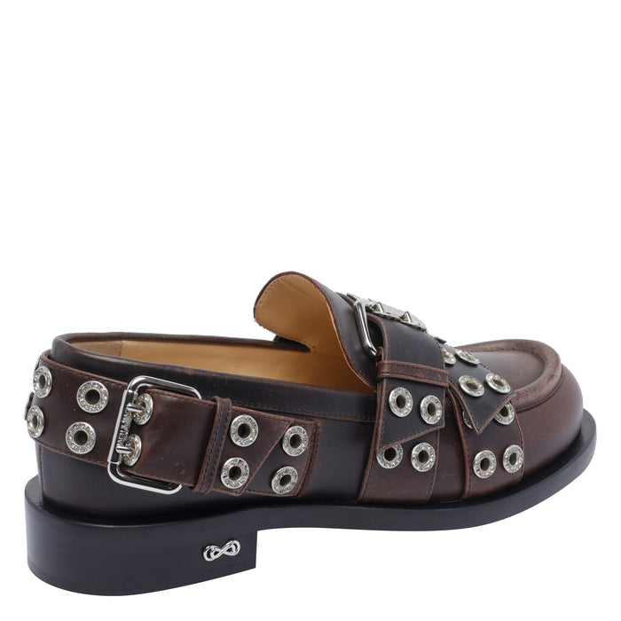 MACH & Flat shoes Brown Calf Leather/leather Sole