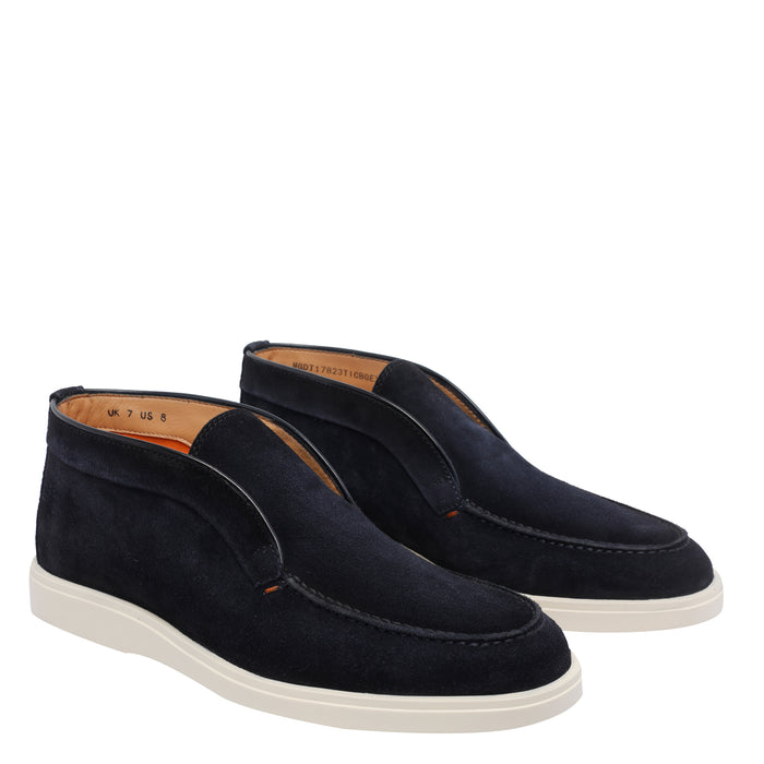 Santoni Flat Shoes Blue