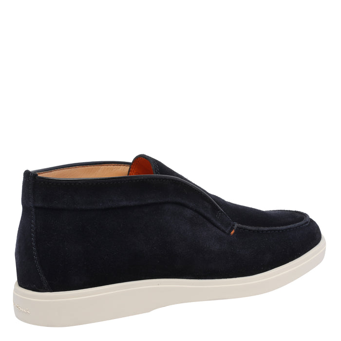 Santoni Flat Shoes Blue