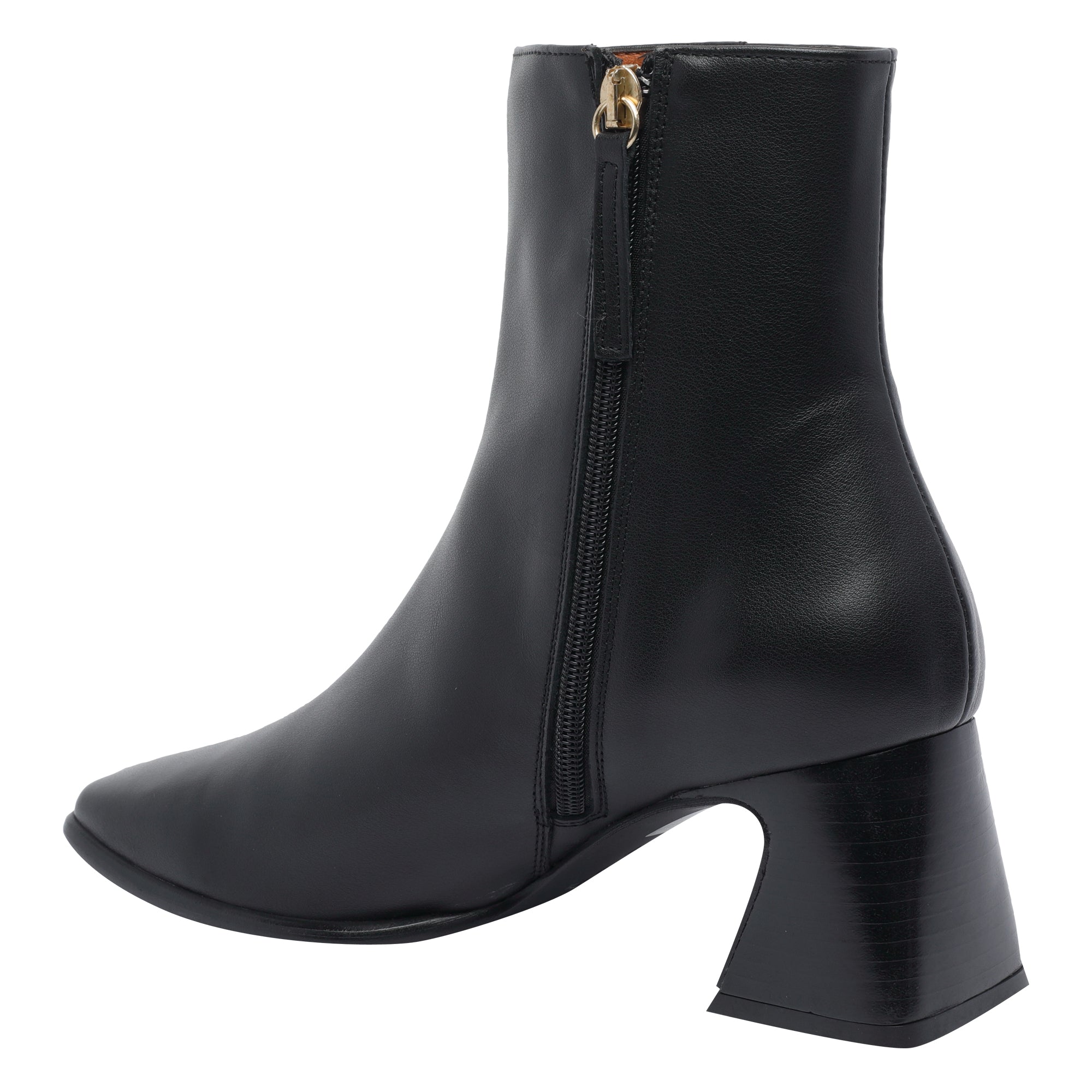 ANGEL ALARCON Boots Black Calf Leather/rubber Sole