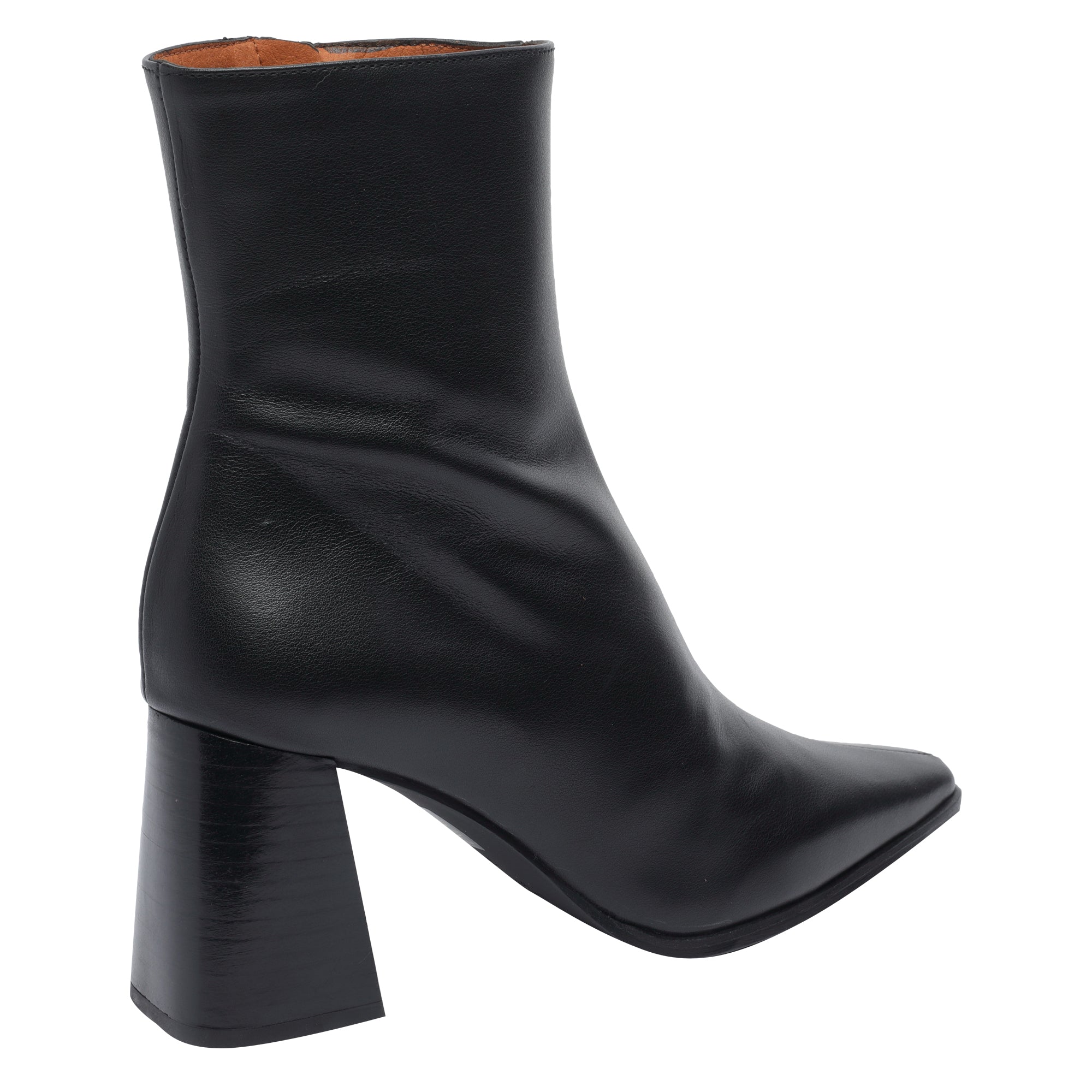 ANGEL ALARCON Boots Black Calf Leather/rubber Sole