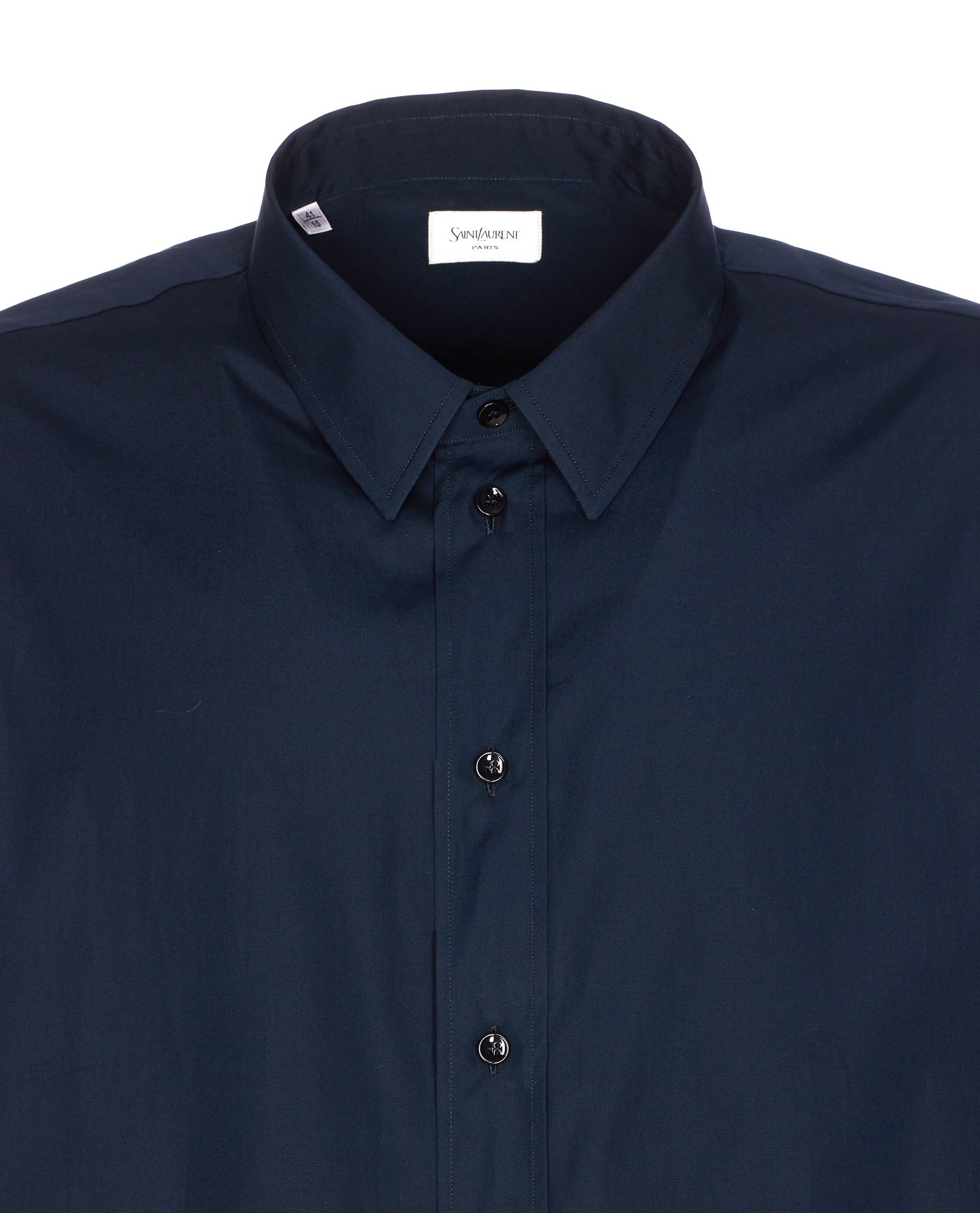 Saint Laurent Shirts Blue Cotton
