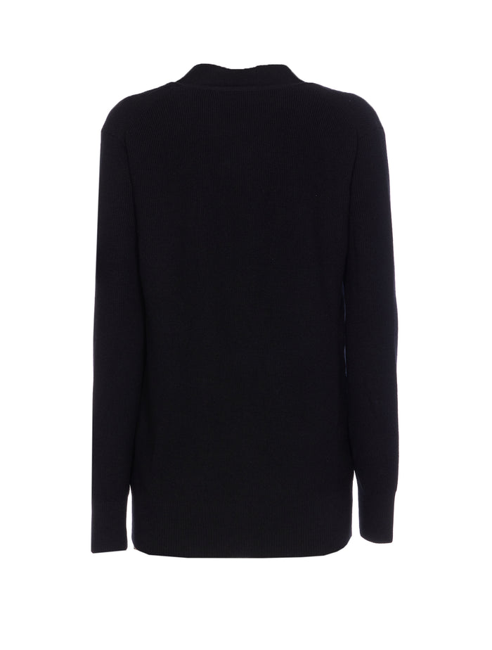 Sacai Sweaters Black Wool