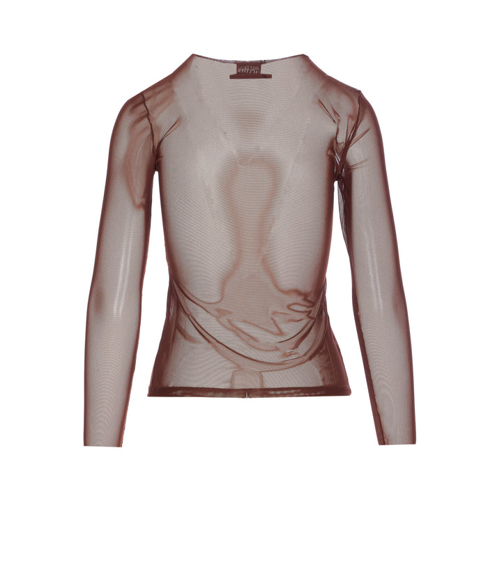 Jean Paul Gaultier Top Red Polyamide