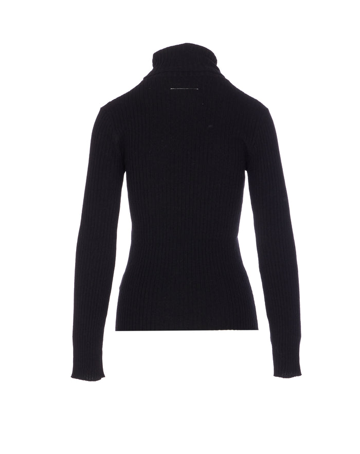 MM6 Maison Margiela Sweaters Black Virgin Wool