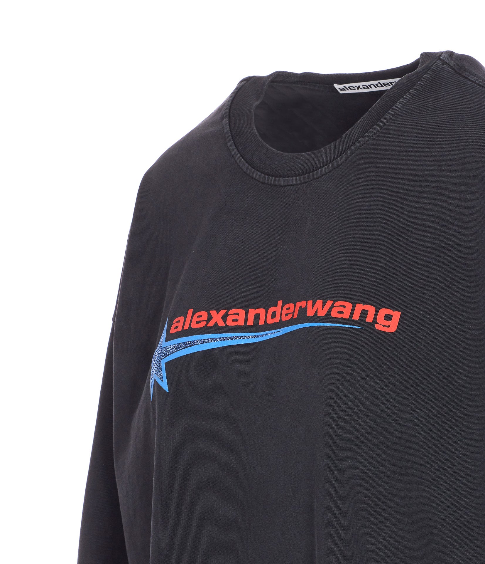 Alexander Wang T-Shirts And Polos Black Cotton
