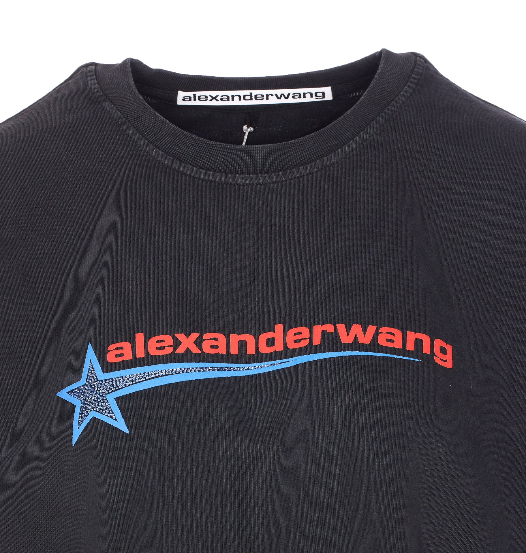 Alexander Wang T-Shirts And Polos Black Cotton