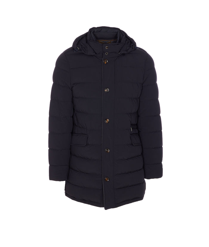 Moorer Coats Blue Polyamide