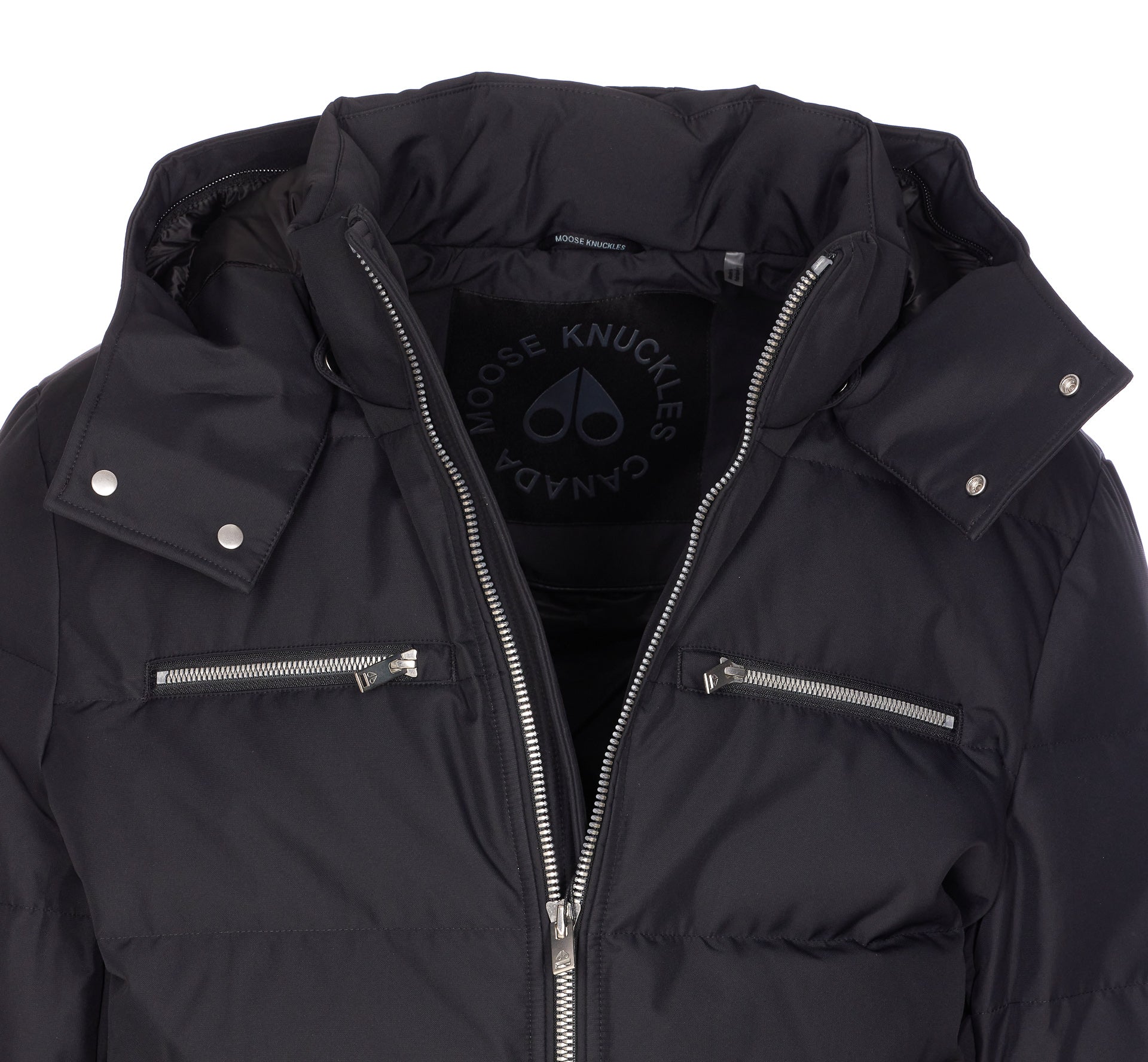 Moose Knuckles Coats Black Recycled Polyester