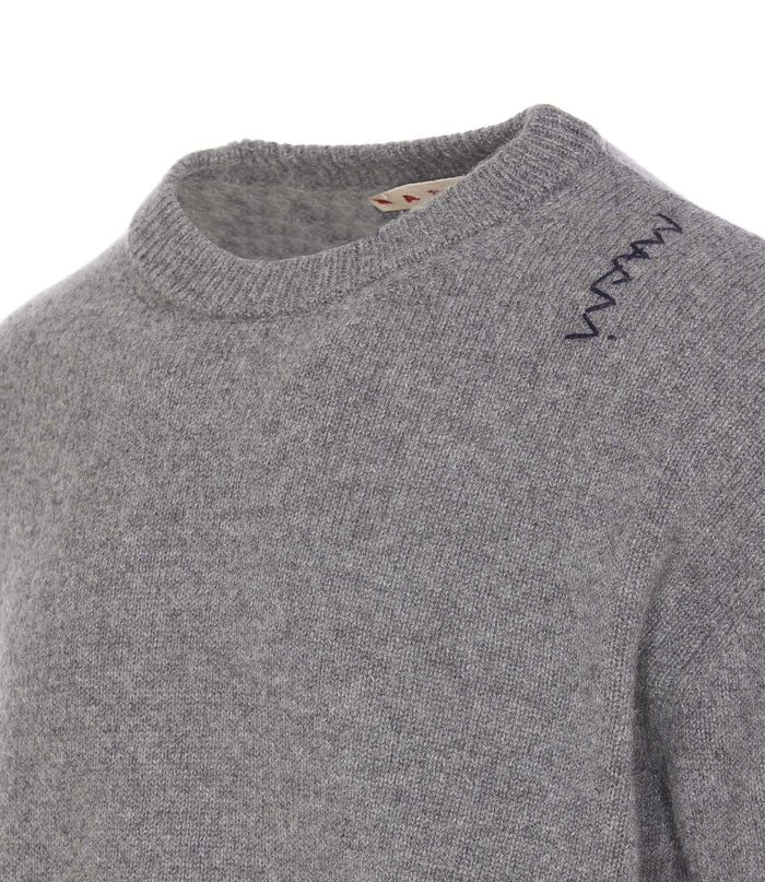 Marni Sweaters Grey Cashmere