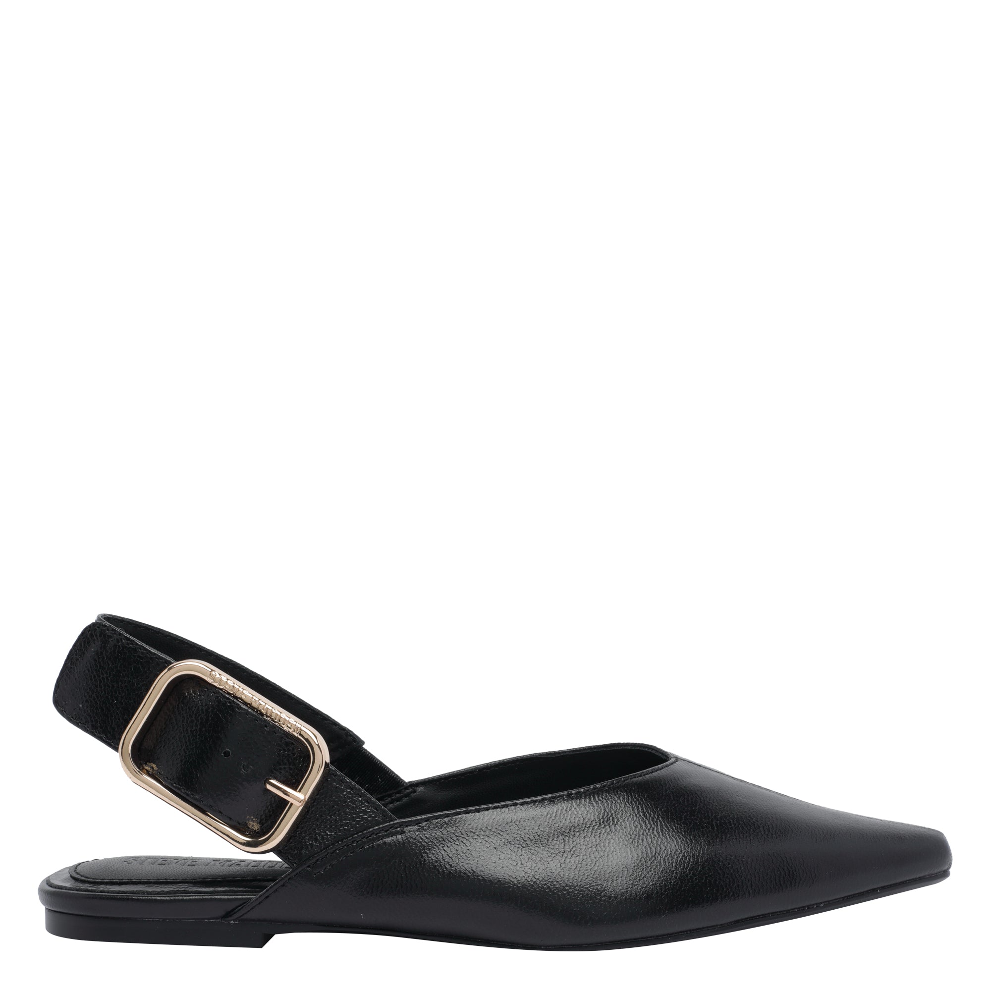 Steve Madden Flat shoes Black Calf Leather/rubber Sole