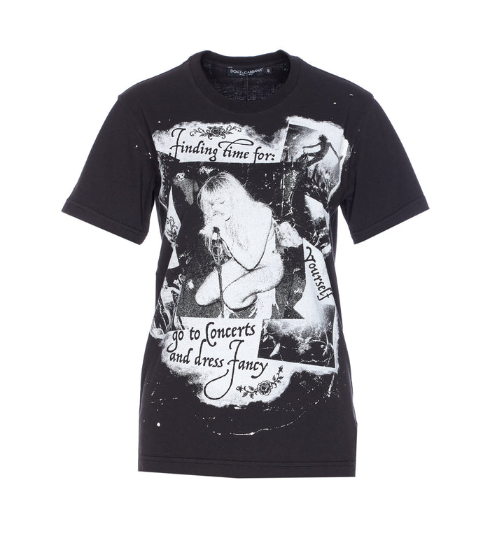 Dolce & Gabbana T-shirts and Polos Black Cotton