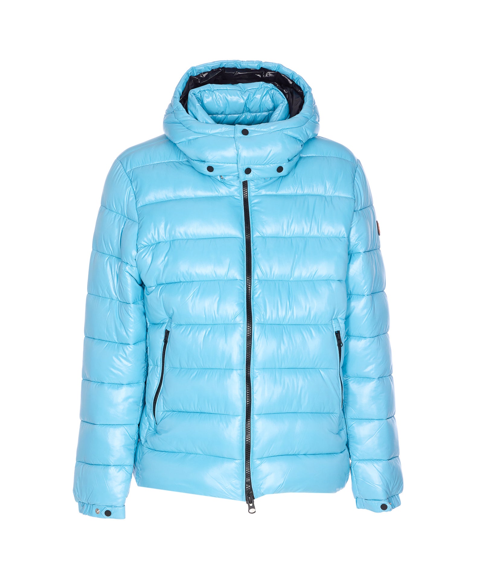 Save The Duck Coats Blue Recycled Fibre Nylon