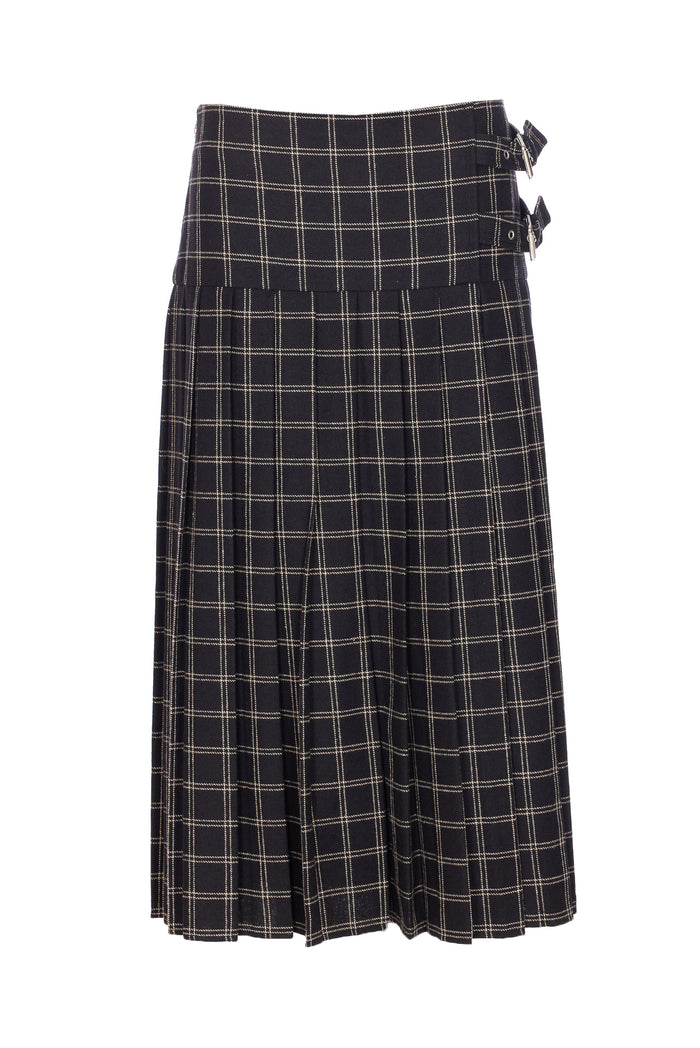 Aniye By Skirts Black Cotton