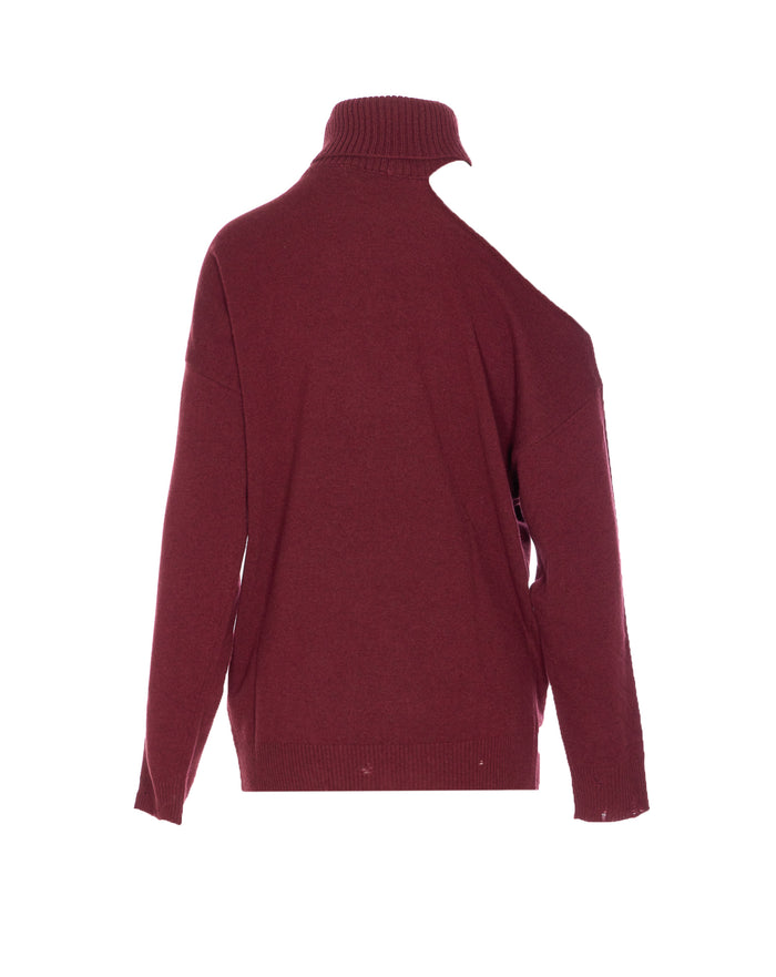 Aniye By Dresses Red Virgin Wool