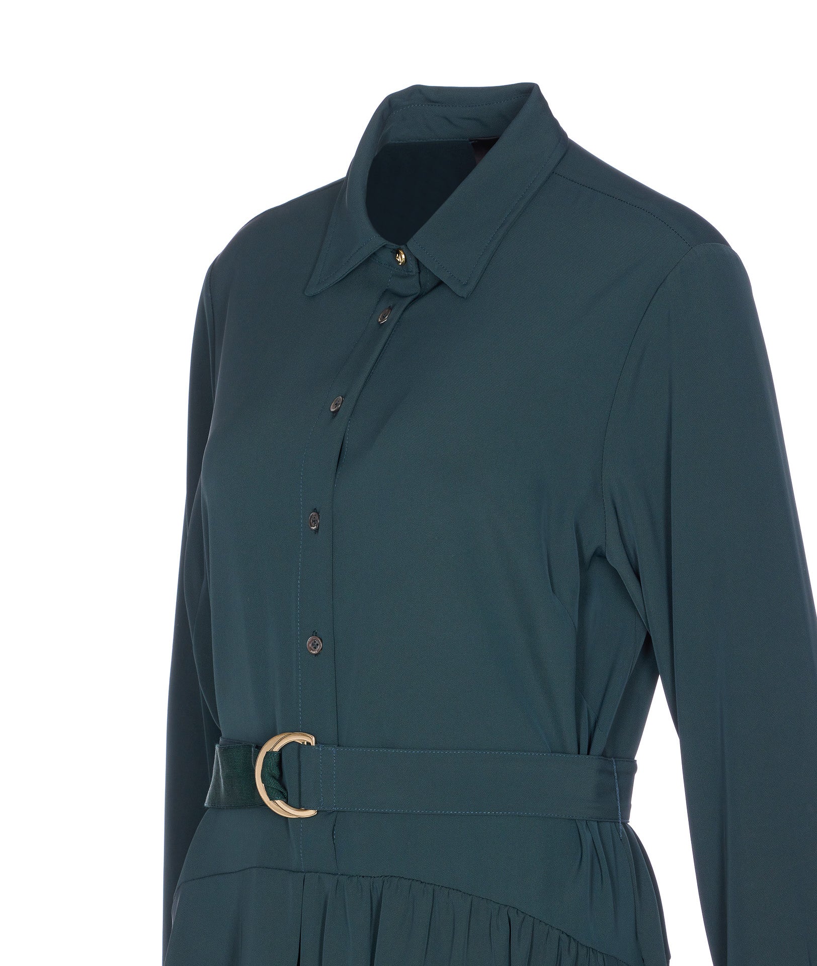Pinko Dresses Green Polyester