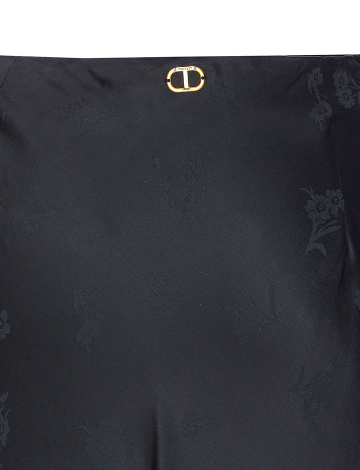 Twin-set Skirts Black Viscose