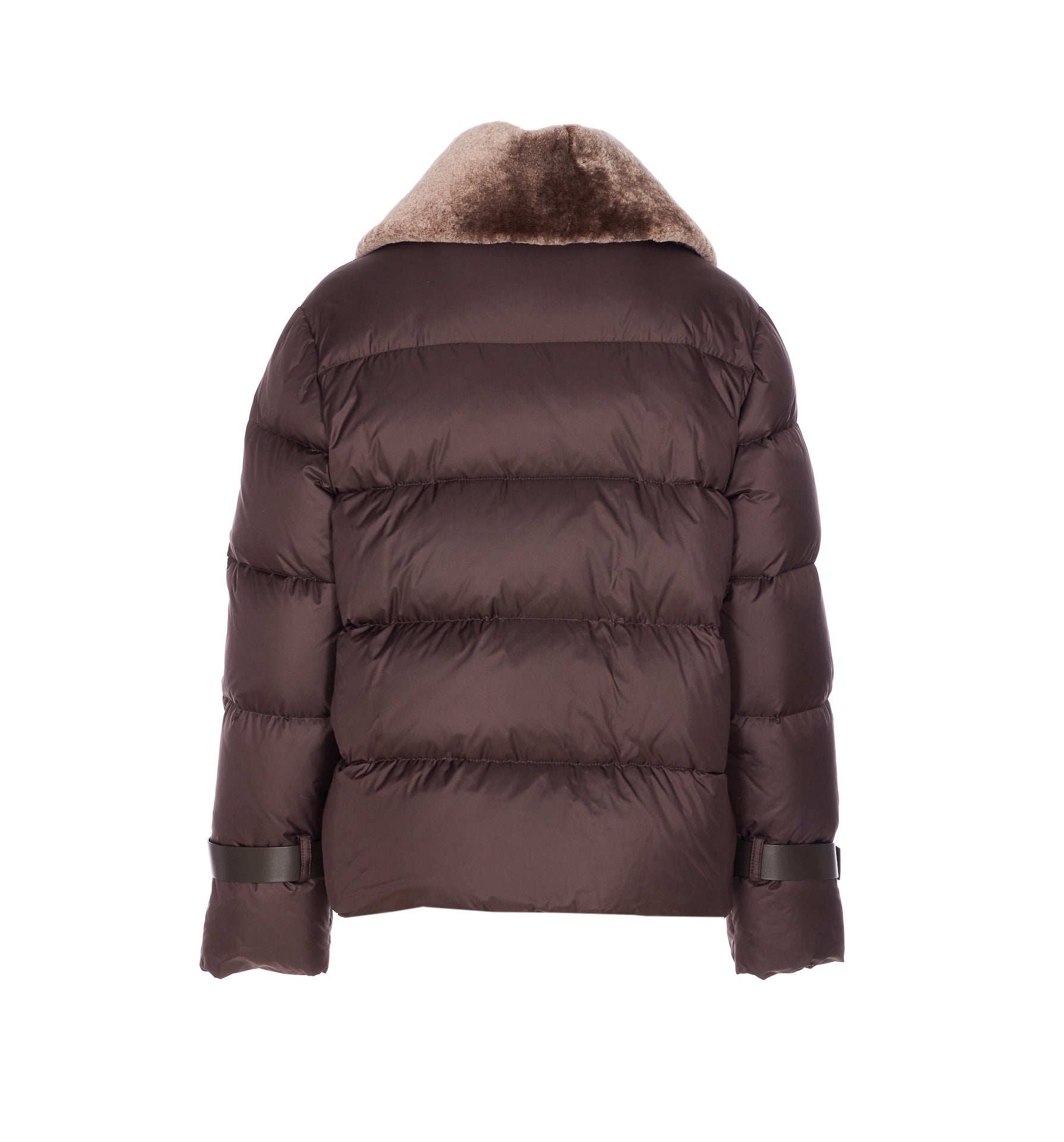 Fendi Coats Brown Polyester