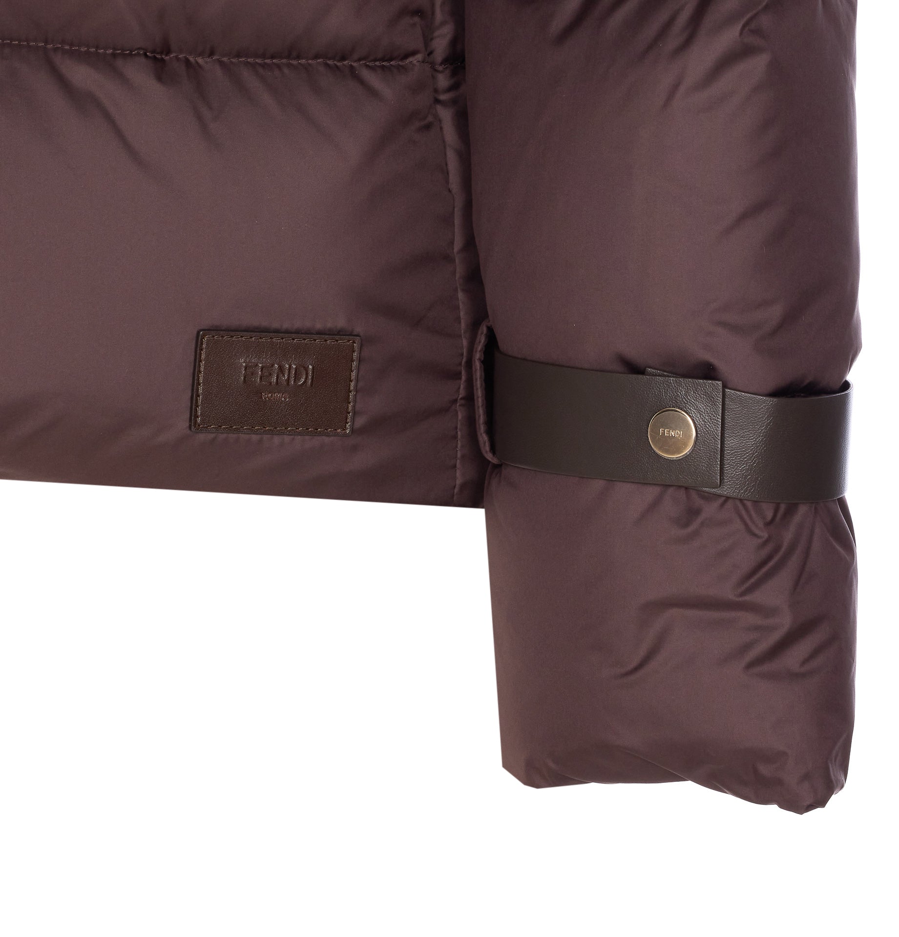 Fendi Coats Brown Polyester