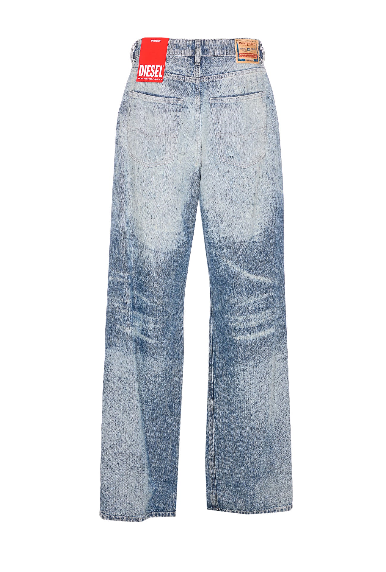 Diesel Trousers Blue Cotton