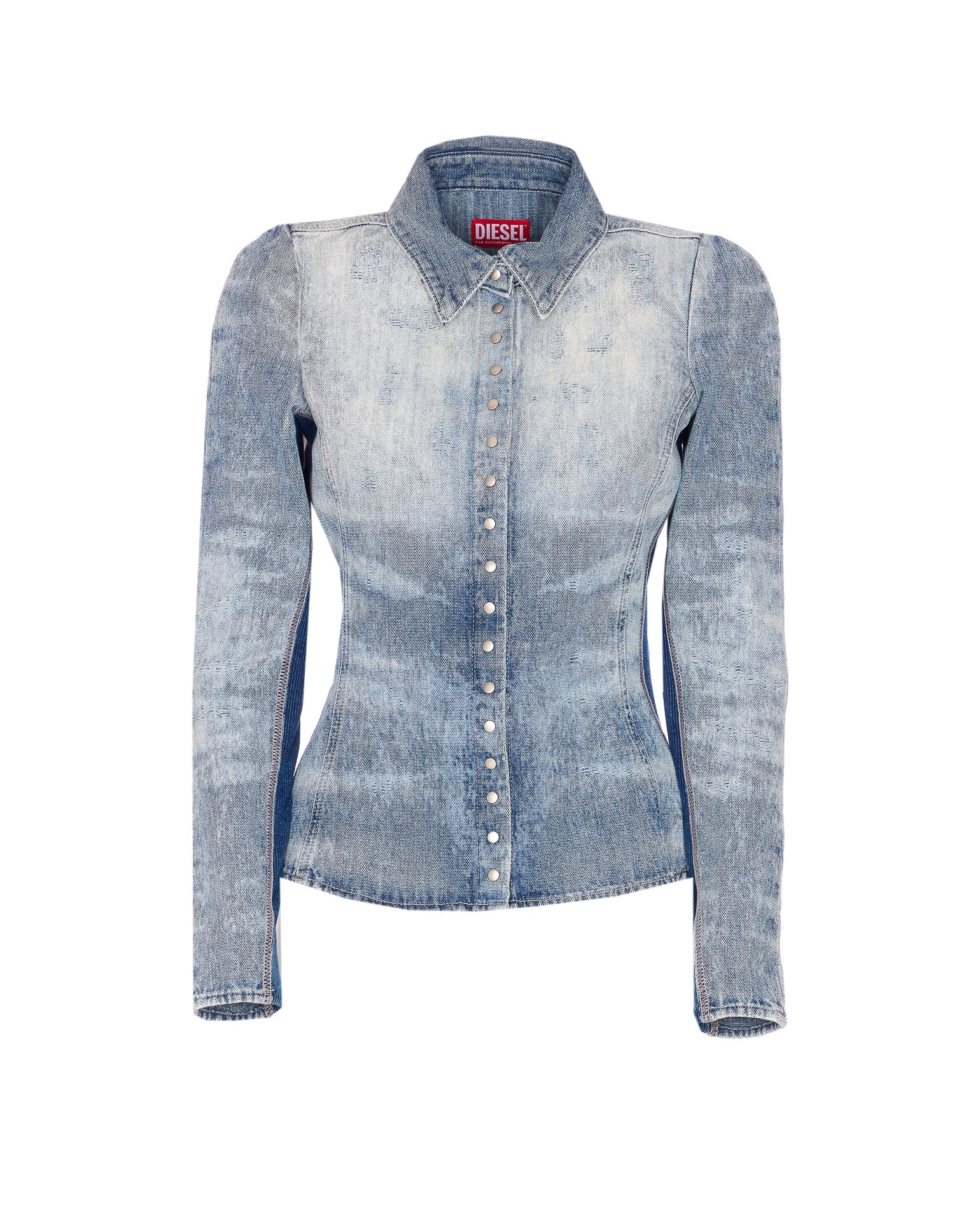 Diesel Shirts Blue Cotton
