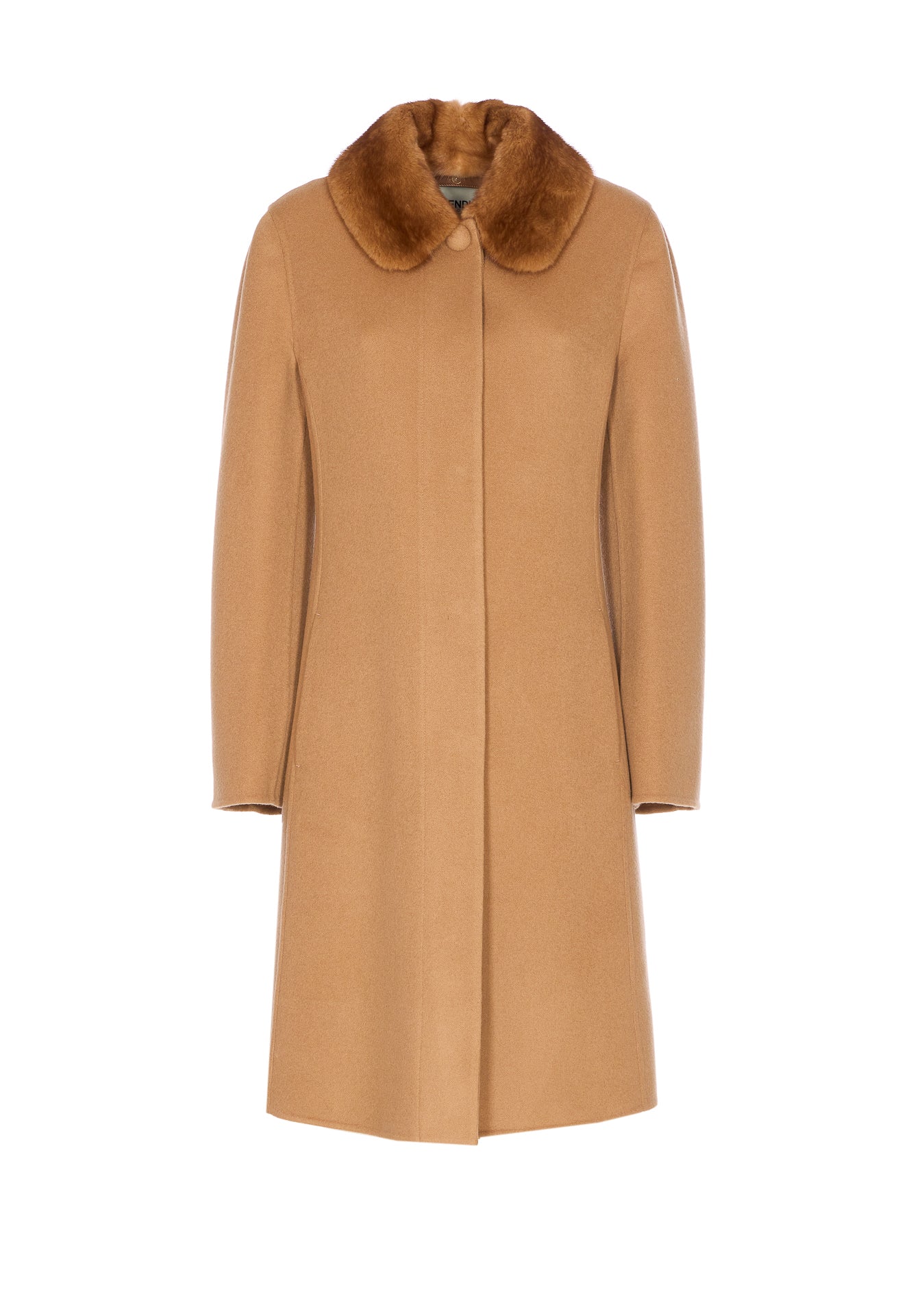 Fendi Jackets Beige Cashmere