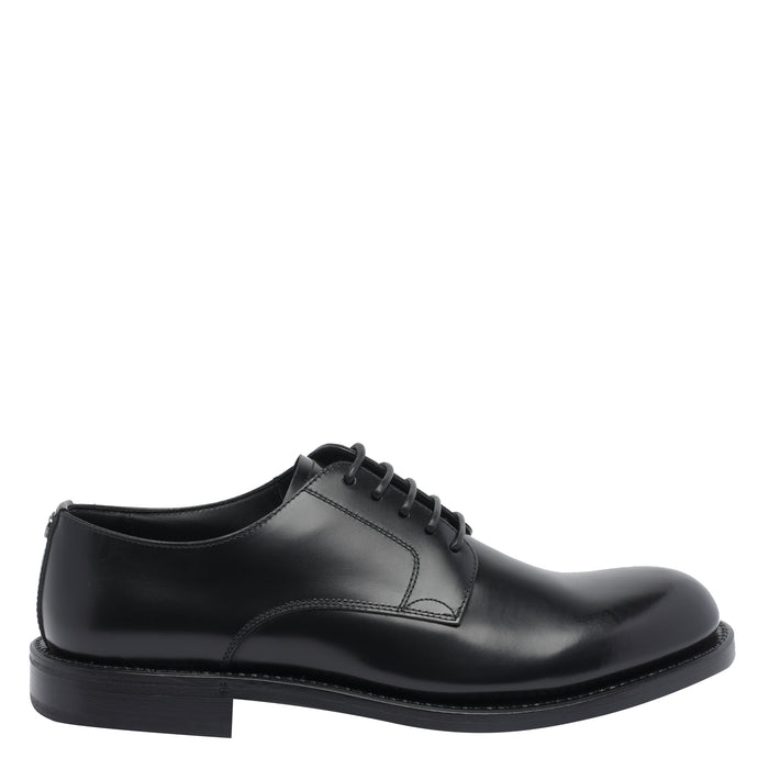 Dolce & Gabbana Flat shoes Black Calf Leather/leather Sole