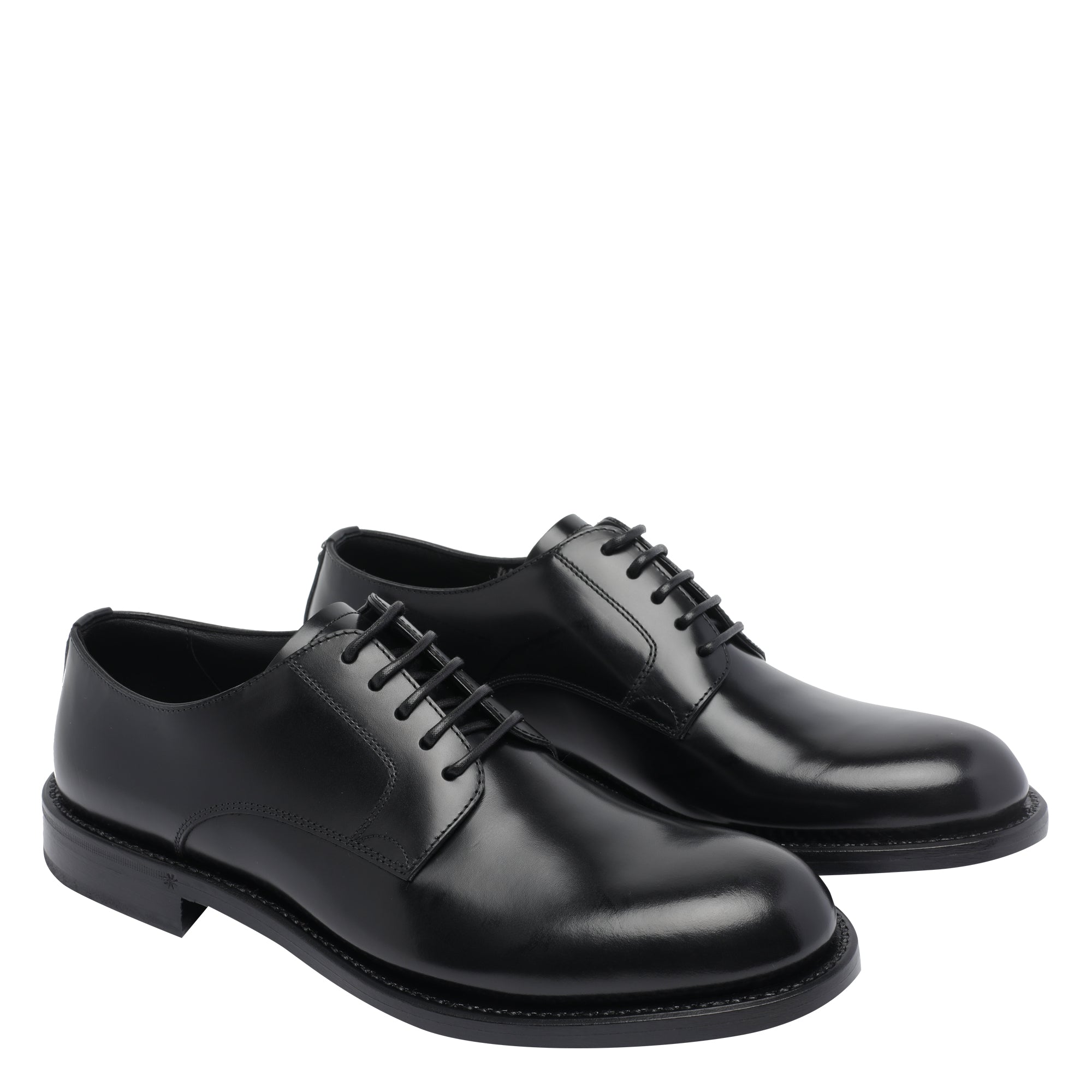 Dolce & Gabbana Flat shoes Black Calf Leather/leather Sole