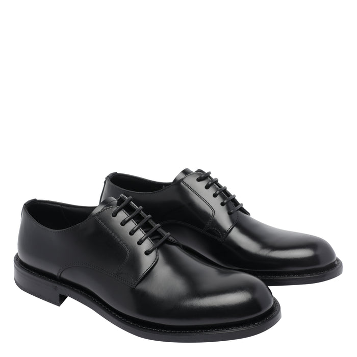 Dolce & Gabbana Flat shoes Black Calf Leather/leather Sole