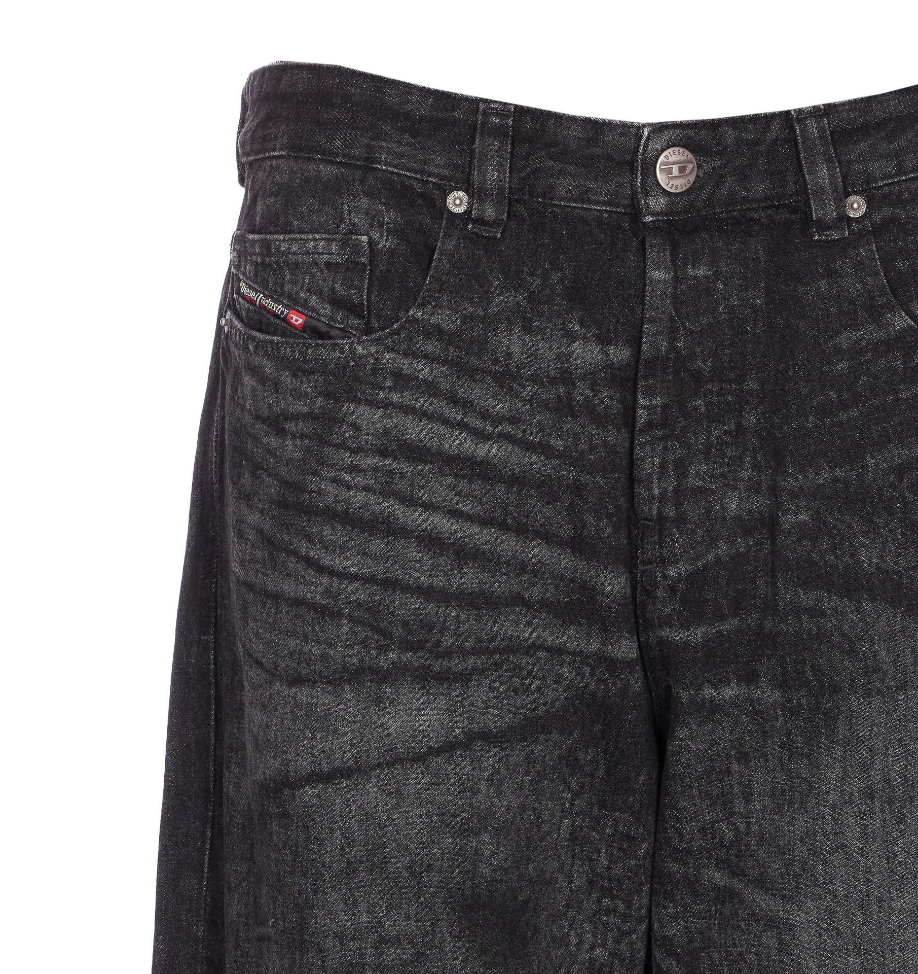 Diesel Jeans Black Cotton