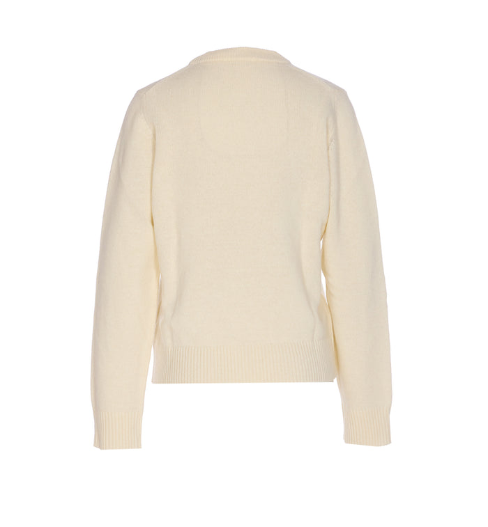 Ganni Sweaters White Wool