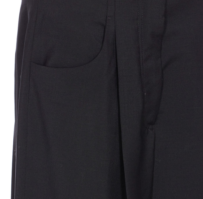 Fendi Trousers Black Wool