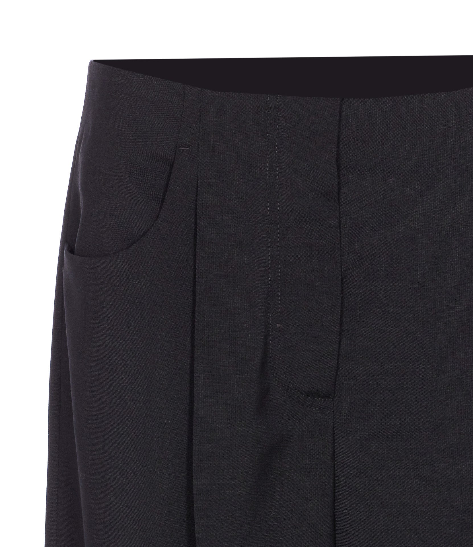 Fendi Trousers Black Wool