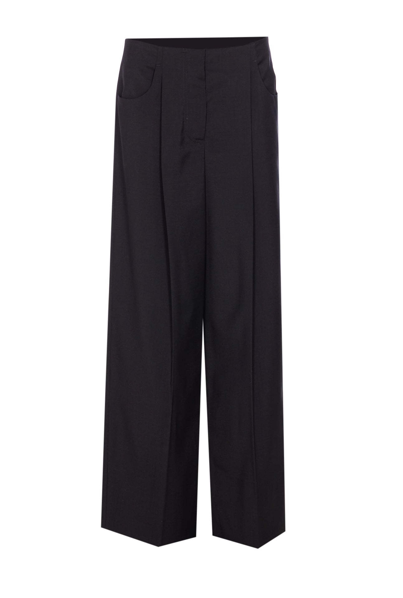 Fendi Trousers Black Wool