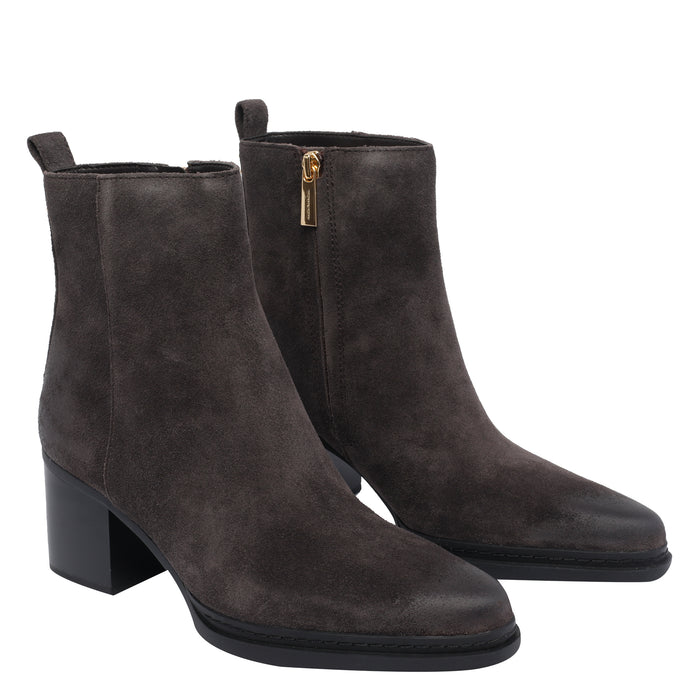 Michael Kors Boots Brown Suede Leather/rubber Sole