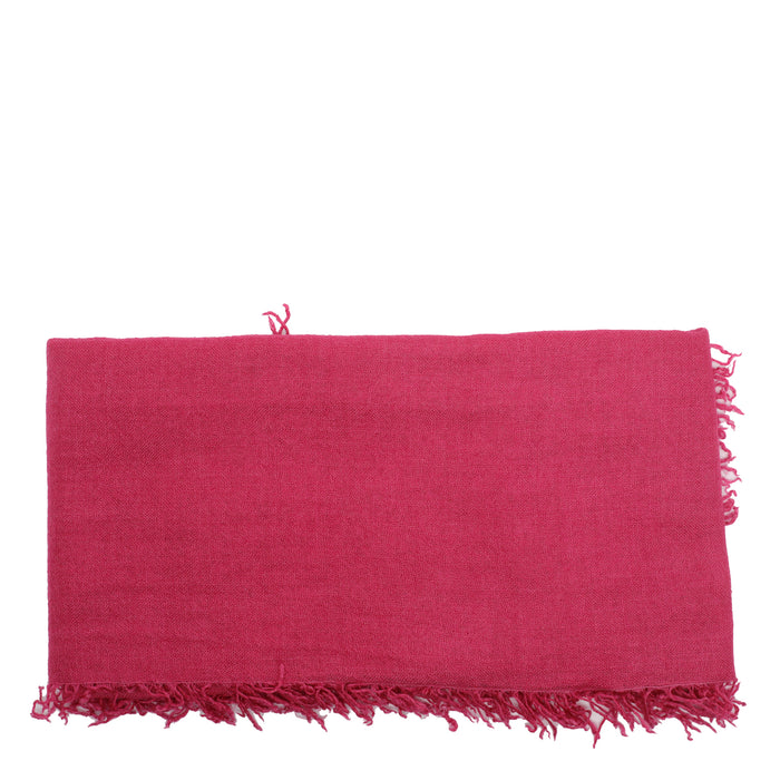 Faliero Sarti Scarfs Fuchsia Cashmere Silk