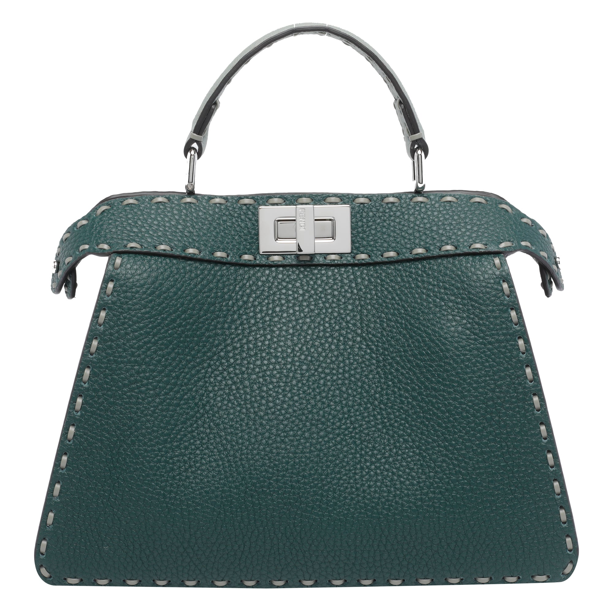 Fendi Bags Green Calf Leather